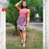 Vestido regata e Alçinha Malha Leila M Vestido regata e Alçinha Malha Leila M