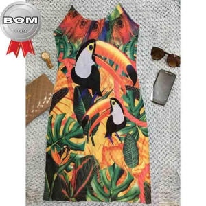 Vestido Sublimado em Suplex G Vestido Sublimado em Suplex G