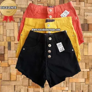 Short Brim Cintura Alta 36 ao 44