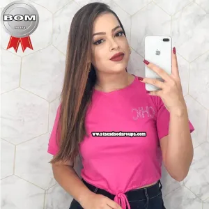 Cropped Liso Algodão Fio 30 Cropped Liso Algodão Fio 30