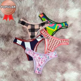 Calçinhas Basica Suplex Estampada