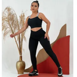 Conjunto Fitness Feminino Preto