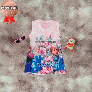 Vestidos Cacharrel Infantil Sublimado 2 a 6 Anos Vestidos Cacharrel Infantil Sublimado 2 a 6 Anos