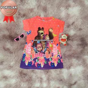 Vestidos Cacharrel Infantil Sublimado 2 a 6 Anos Vestidos Cacharrel Infantil Sublimado 2 a 6 Anos