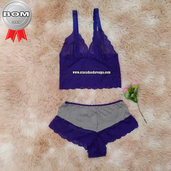 Baby Dool Short Renda Baby Dool Short Renda