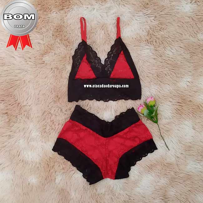 Baby Dool Short Renda Baby Dool Short Renda