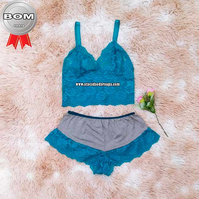 Baby Dool Short Renda Baby Dool Short Renda