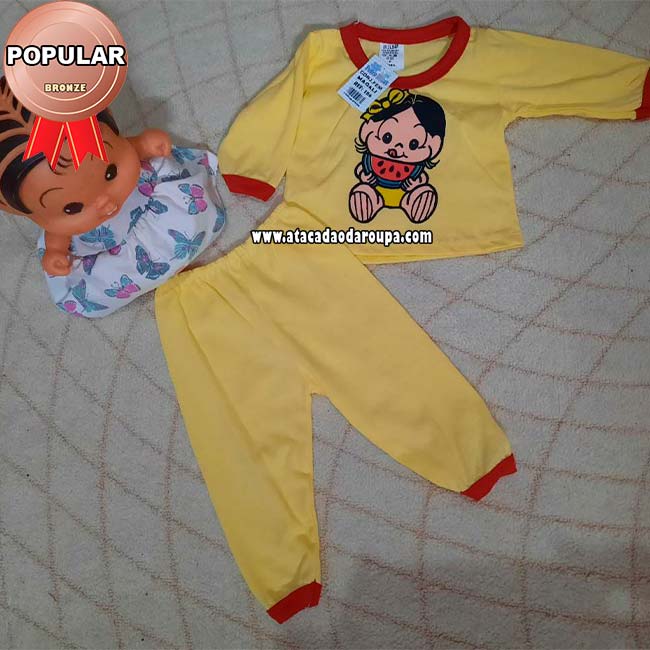 Conjunto Bebê Menina Personagens Algodão RN Conjunto Bebê Menina Personagens Algodão RN