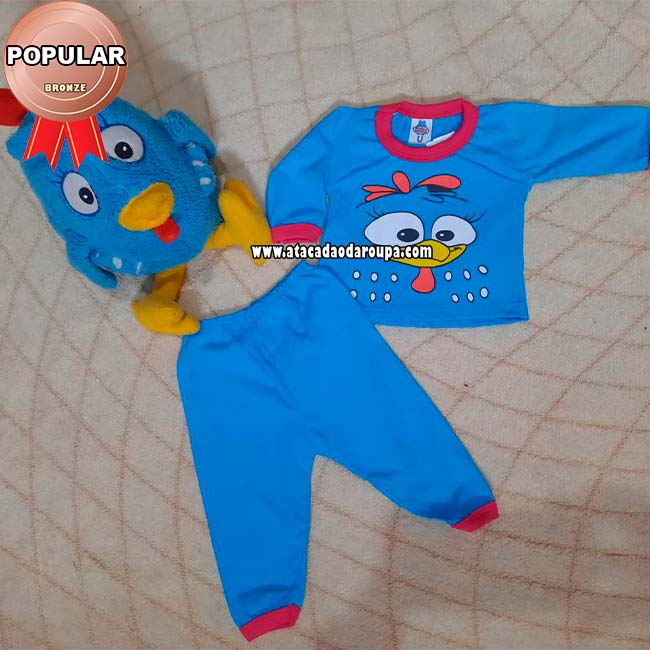 Conjunto Bebê Menina Personagens Algodão RN Conjunto Bebê Menina Personagens Algodão RN