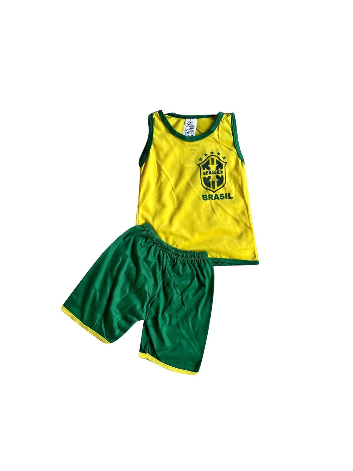 Conjunto Brasil Para Bebe Masculino