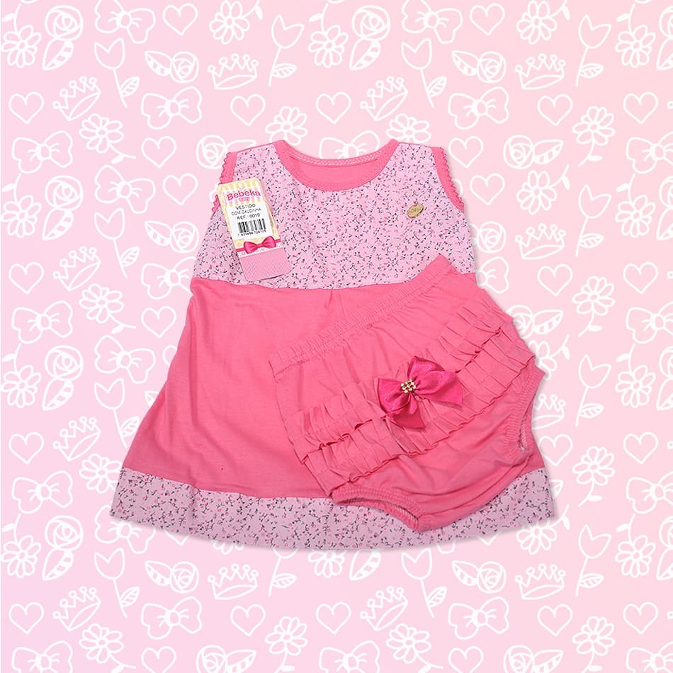 Conjuntinhos e Vestidinhos de Bebê Bebeka Baby 4 A 12 Meses Conjuntinhos e Vestidinhos de Bebê Bebeka Baby 4 A 12 Meses