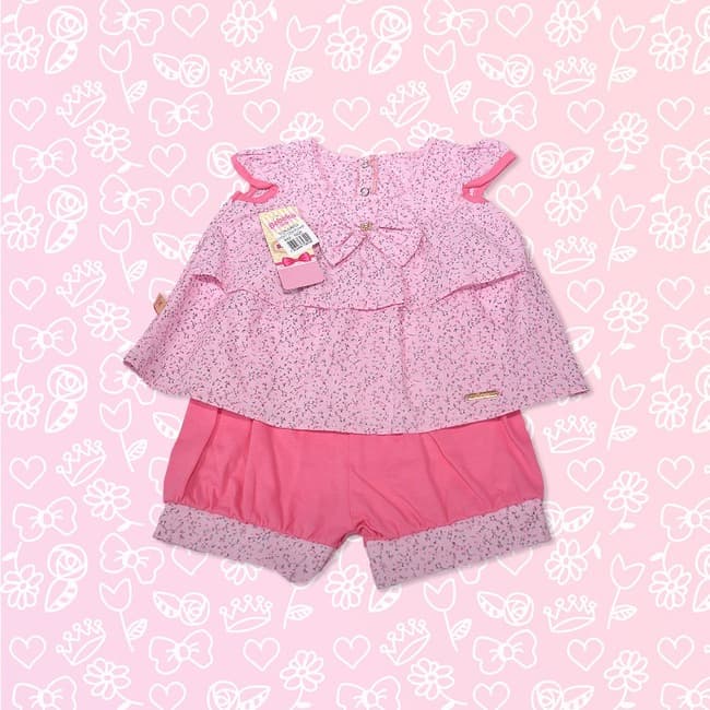 Conjuntinhos e Vestidinhos de Bebê Bebeka Baby 4 A 12 Meses Conjuntinhos e Vestidinhos de Bebê Bebeka Baby 4 A 12 Meses