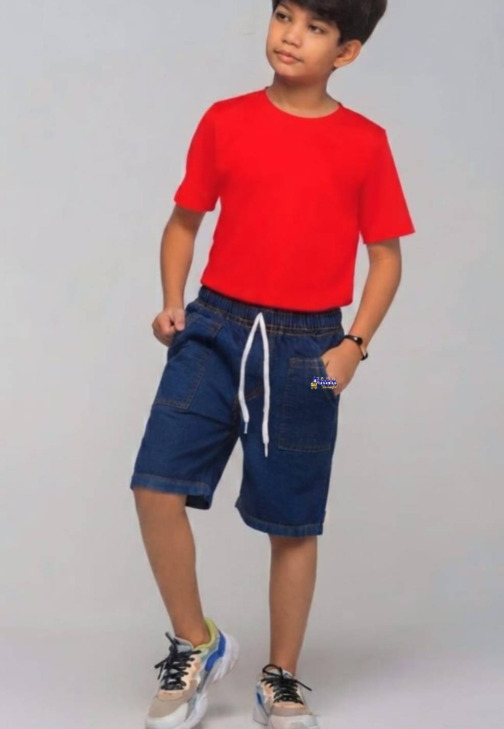 Bermuda Masculino Jeans Infantil Bermuda Masculino Jeans Infantil