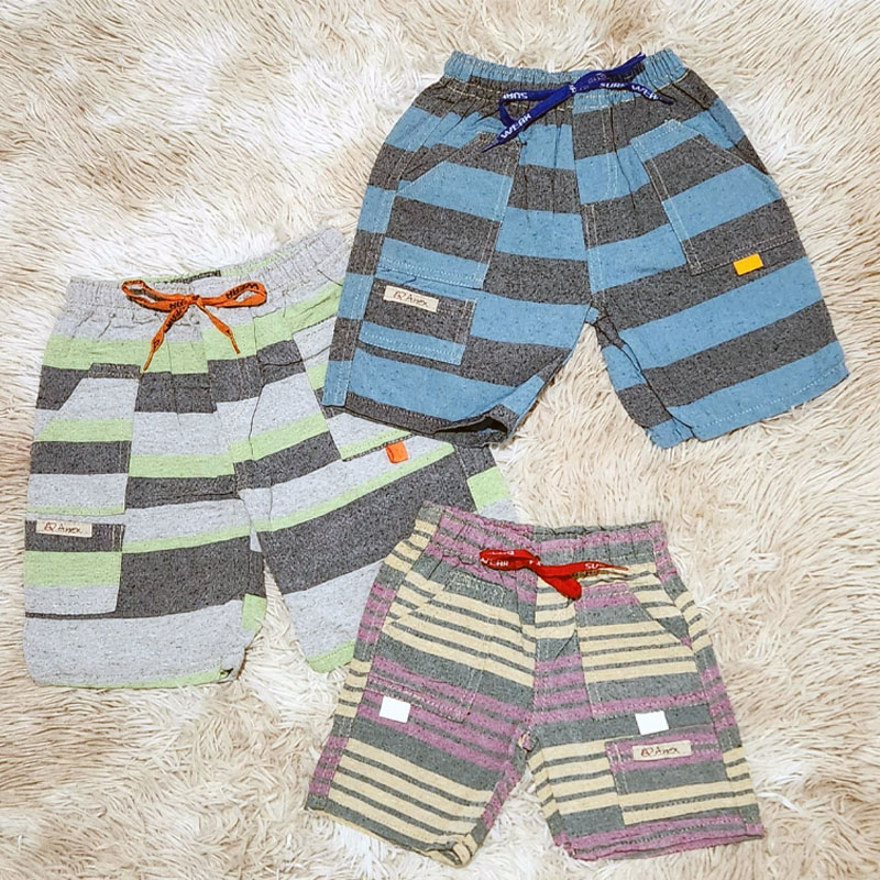 Bermuda Brim Infantil Cós Elástico