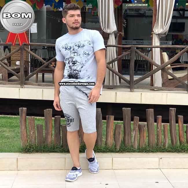 Bermuda Moletom Masculino Adulto