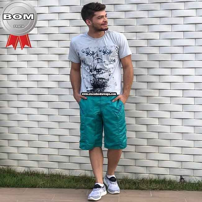 Bermuda Masculina Tactel Grosso Bermuda Masculina Tactel Grosso