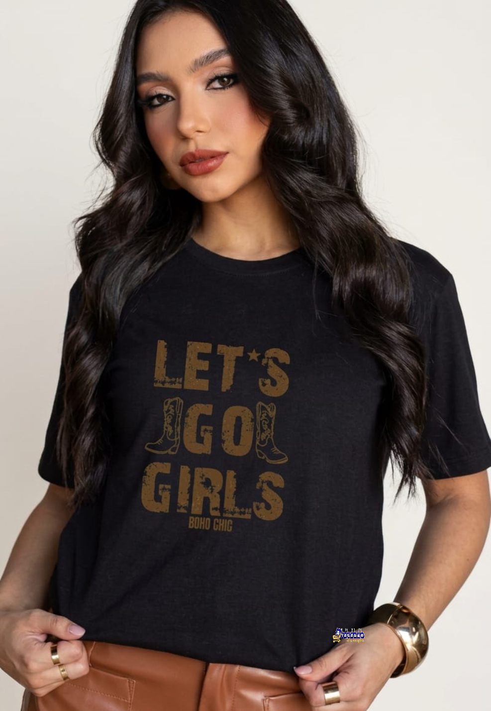 Tshirt Feminina Cowgirl Country