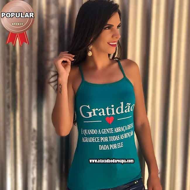 Blusa Alcinha Frase M Blusa Alcinha Frase M
