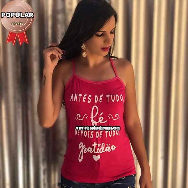 Blusa Alcinha Frase M Blusa Alcinha Frase M