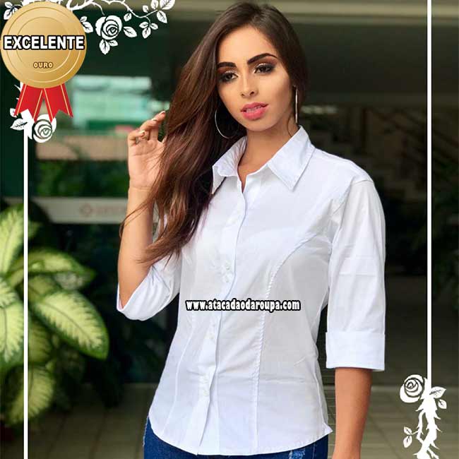 Blusas Feminina Chambrê P/M/G/GG Blusas Feminina Chambrê P/M/G/GG