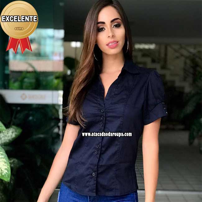 Blusas Feminina Chambrê P/M/G/GG Blusas Feminina Chambrê P/M/G/GG