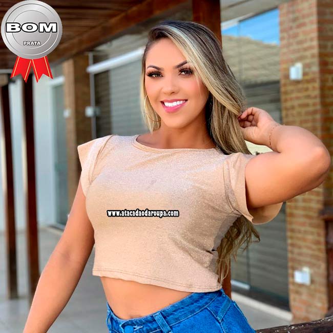 Blusas em Malha Lurex G Blusas em Malha Lurex G