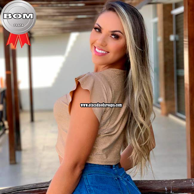 Blusas em Malha Lurex G Blusas em Malha Lurex G