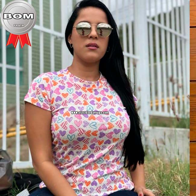 Blusas Estampadas de Malha Leila Blusas Estampadas de Malha Leila