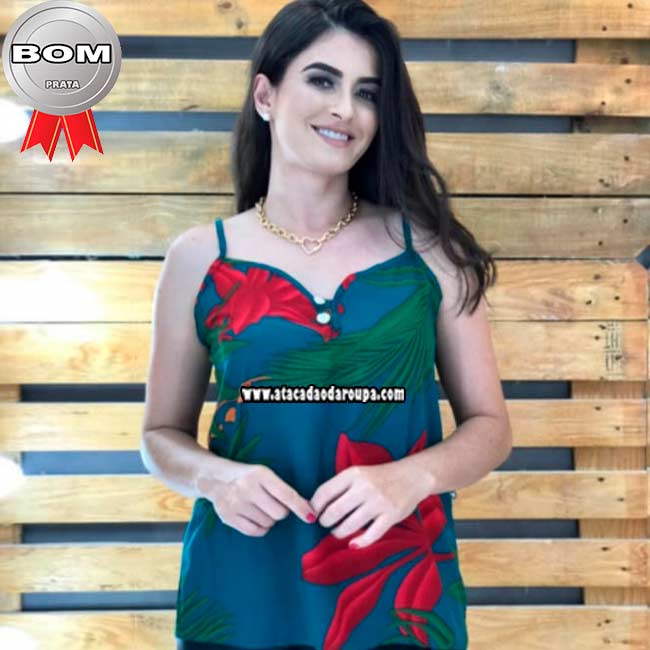 Blusa Crepe Lisa Renda Guipir Blusa Crepe Lisa Renda Guipir