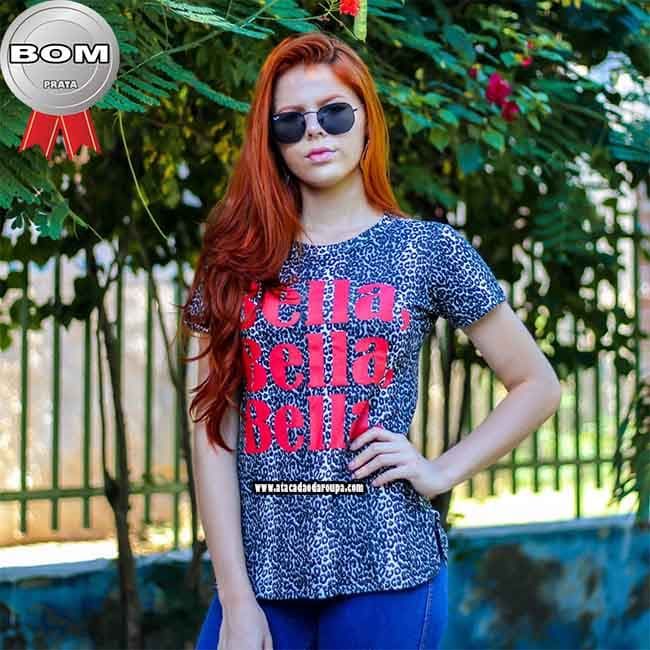 Blusas Estampa de Onça