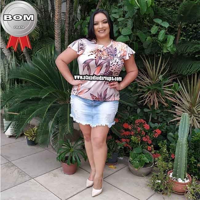 Blusas Plus Size Summer Plex GG Blusas Plus Size Summer Plex GG
