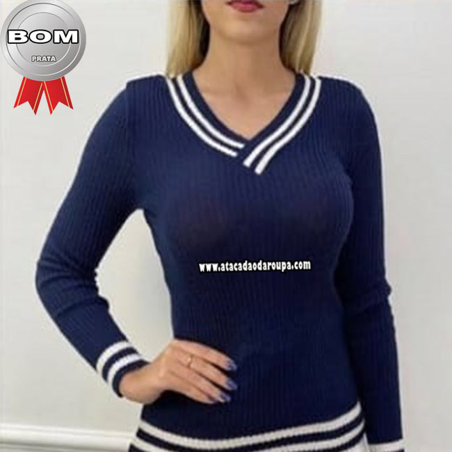 Blusa Tricô Colegial Blusa Tricô Colegial