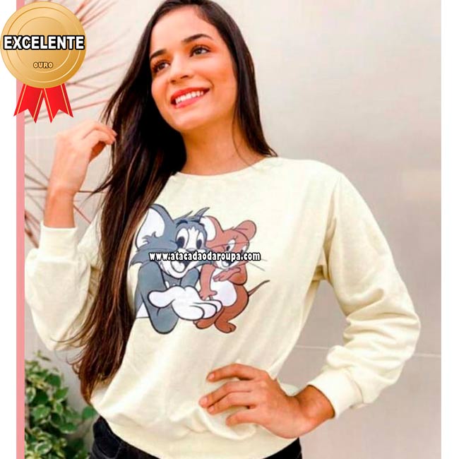 Casaco Moletom Lisas M Casaco Moletom Lisas M