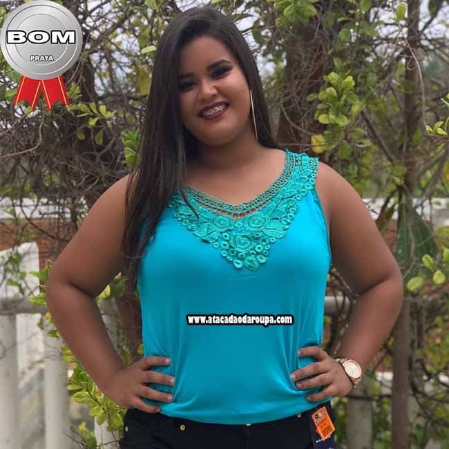 Regata Palla Renda Gripir Plus Size GG Regata Palla Renda Gripir Plus Size GG
