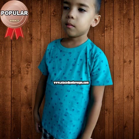 Camisa Infantil Gola Careca Camisa Infantil Gola Careca