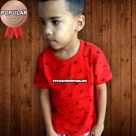 Camisa Infantil Gola Careca Camisa Infantil Gola Careca
