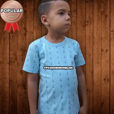 Camisa Infantil Gola Careca Camisa Infantil Gola Careca