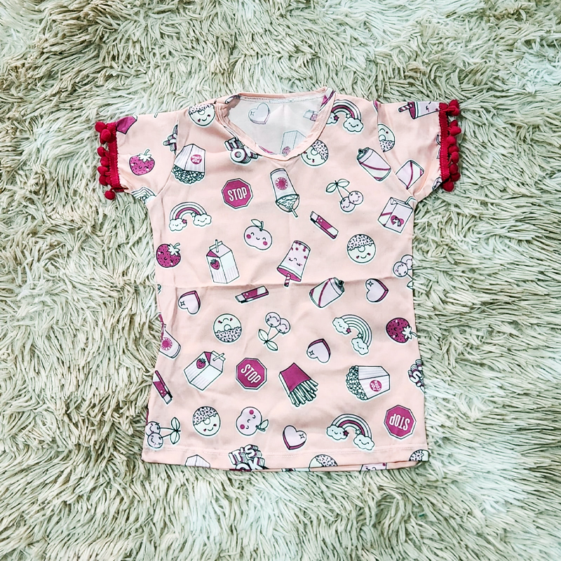 Blusas Infantil de Malha Helena 5 a 7  Anos