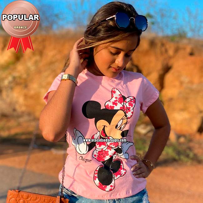 Blusas Juvenil Algodão