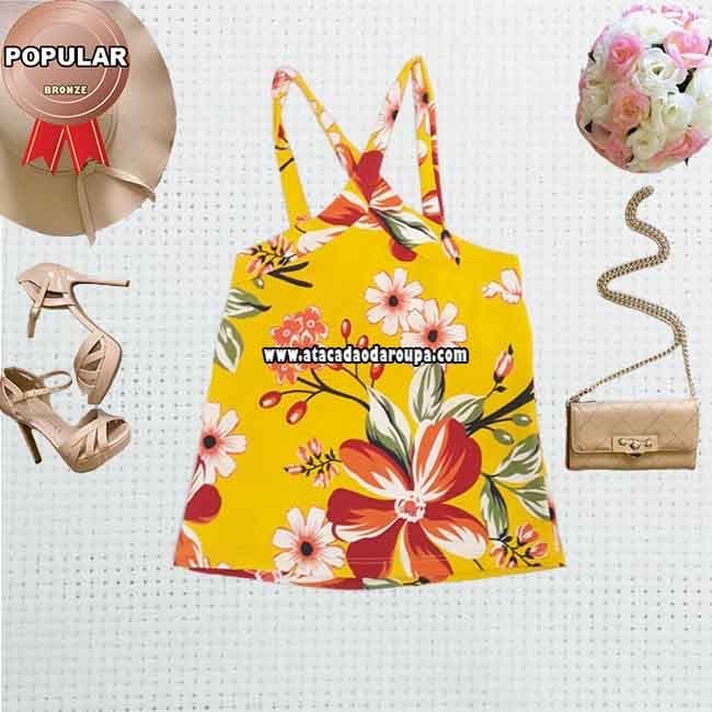Blusa Feminina Malha Leila M Blusa Feminina Malha Leila M
