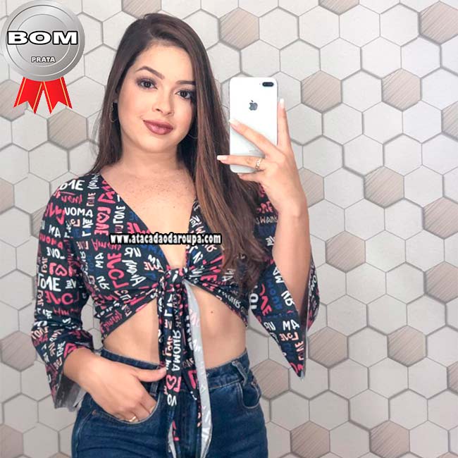 Cropped Manga Longa M Cropped Manga Longa M