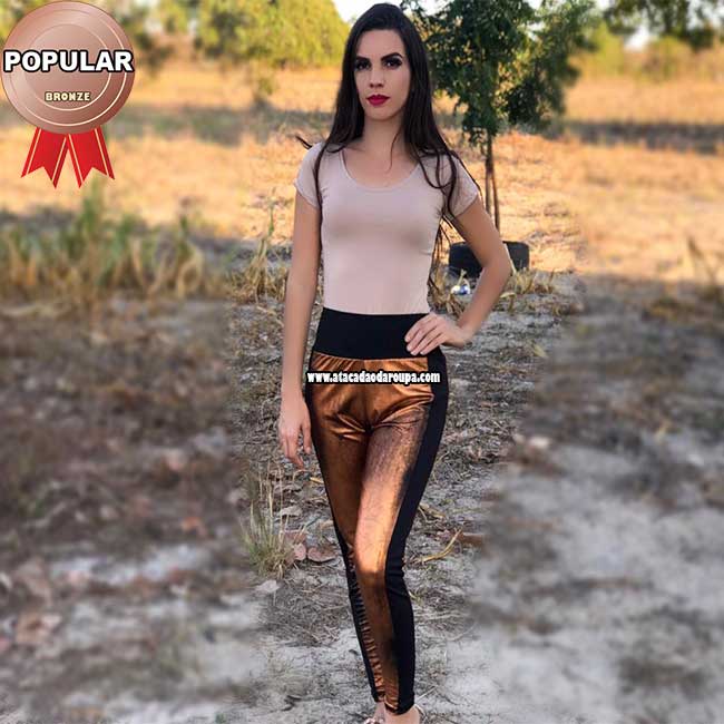 Calça em Napa com Suplex G Calça em Napa com Suplex G