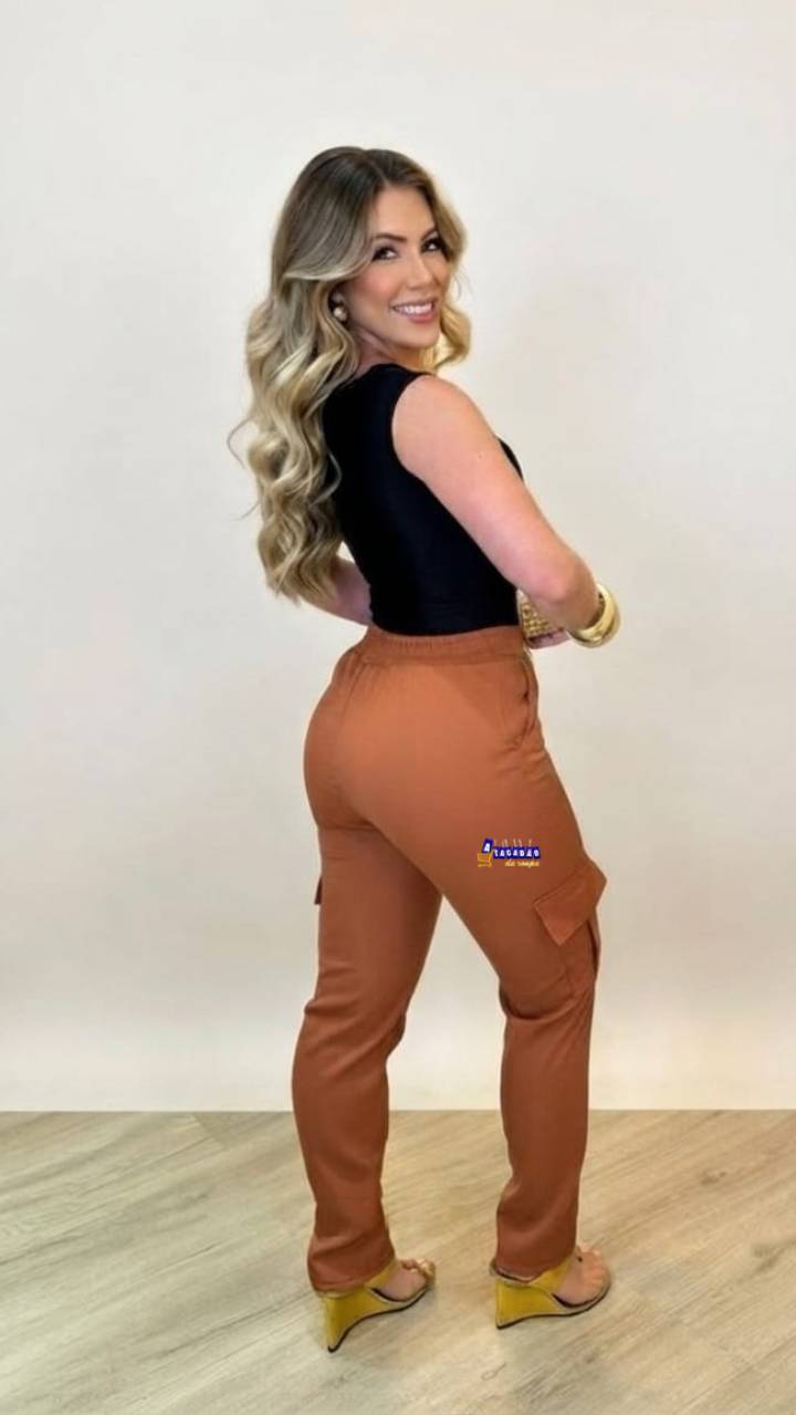 Calça Cargo Feminina Alfaiataria Calça Cargo Feminina Alfaiataria