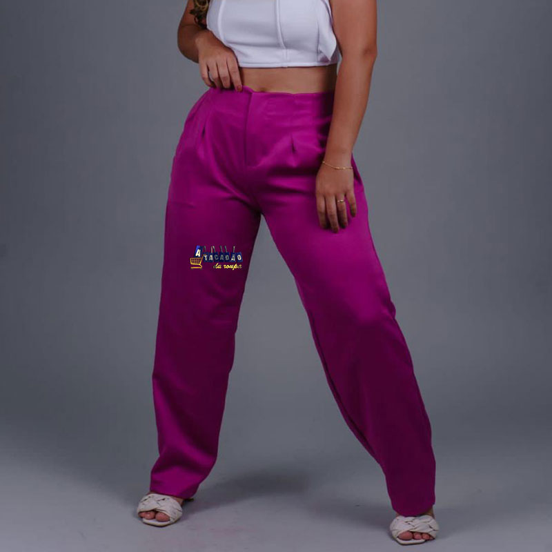 Calça Crepe Alfaiataria Zra Calça Crepe Alfaiataria Zra
