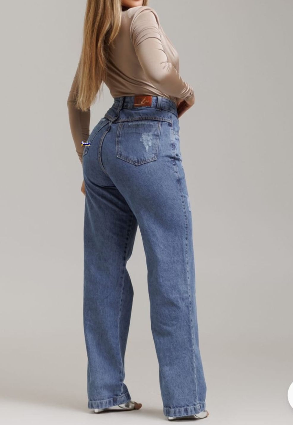 Calça Jeans Feminina WideLeg Calça Jeans Feminina WideLeg