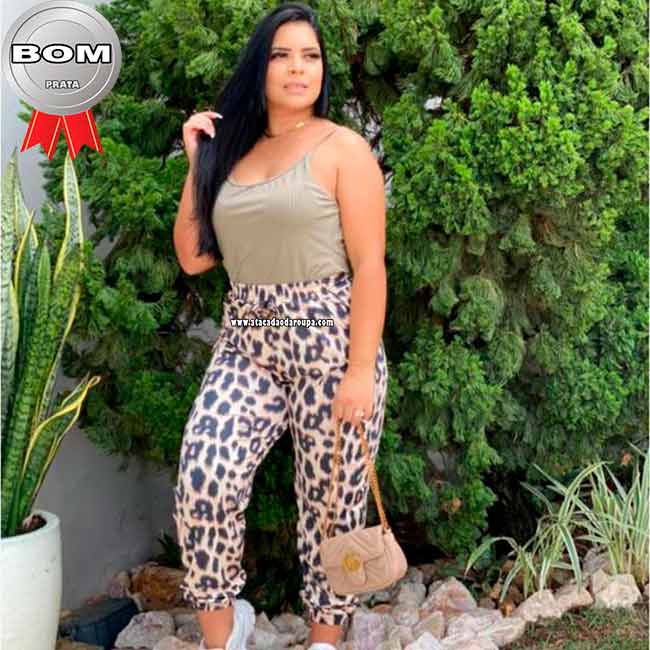 Calça Jogger de Malha M Calça Jogger de Malha M