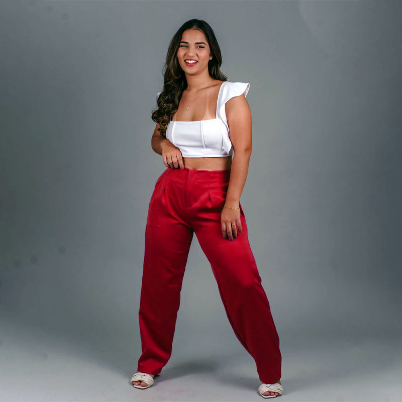 Calça Crepe Alfaiataria Zra Calça Crepe Alfaiataria Zra