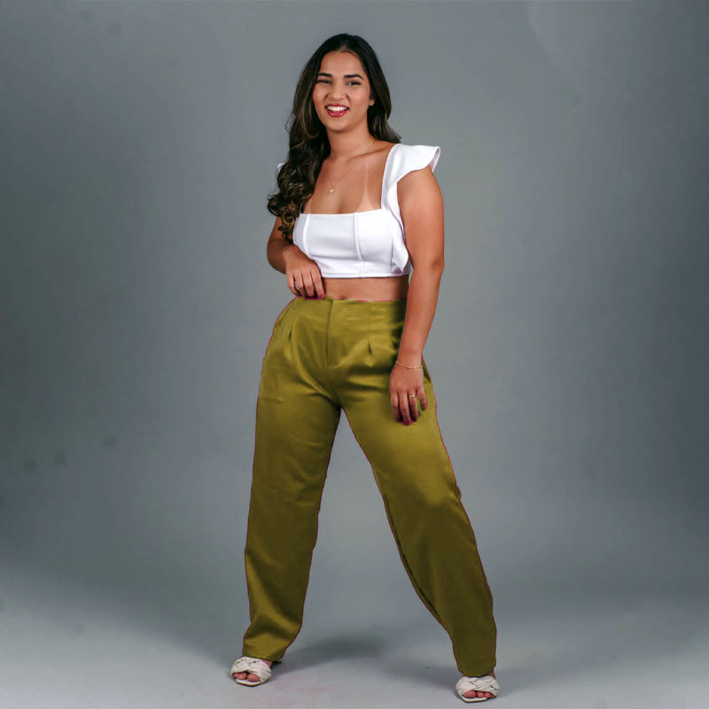 Calça Crepe Alfaiataria Zra Calça Crepe Alfaiataria Zra