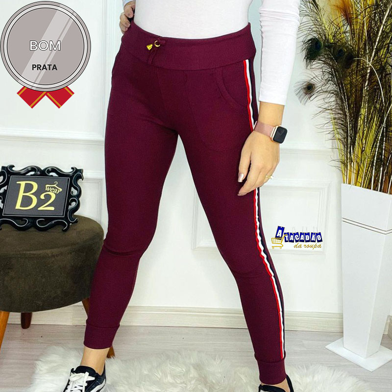 Calça Ribana Listras Laterais Calça Ribana Listras Laterais