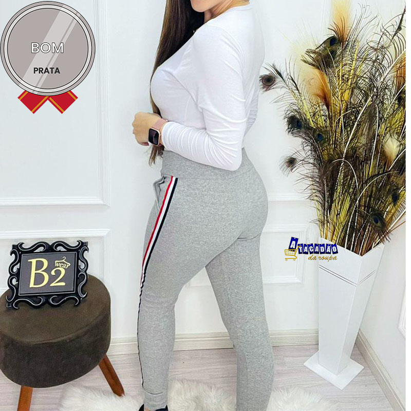 Calça Ribana Listras Laterais Calça Ribana Listras Laterais